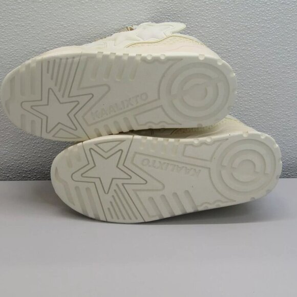 NEW KAALIXTO Women's Sneakers White Cream Bread Shoes Comfort Casual Size 9.5 - Picture 8 of 8